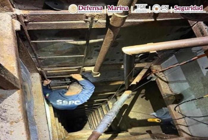 #Video | En Baja California, tras ejecutar una orden de cateo se inhabilitó un túnel que conectaba con Estados Unidos