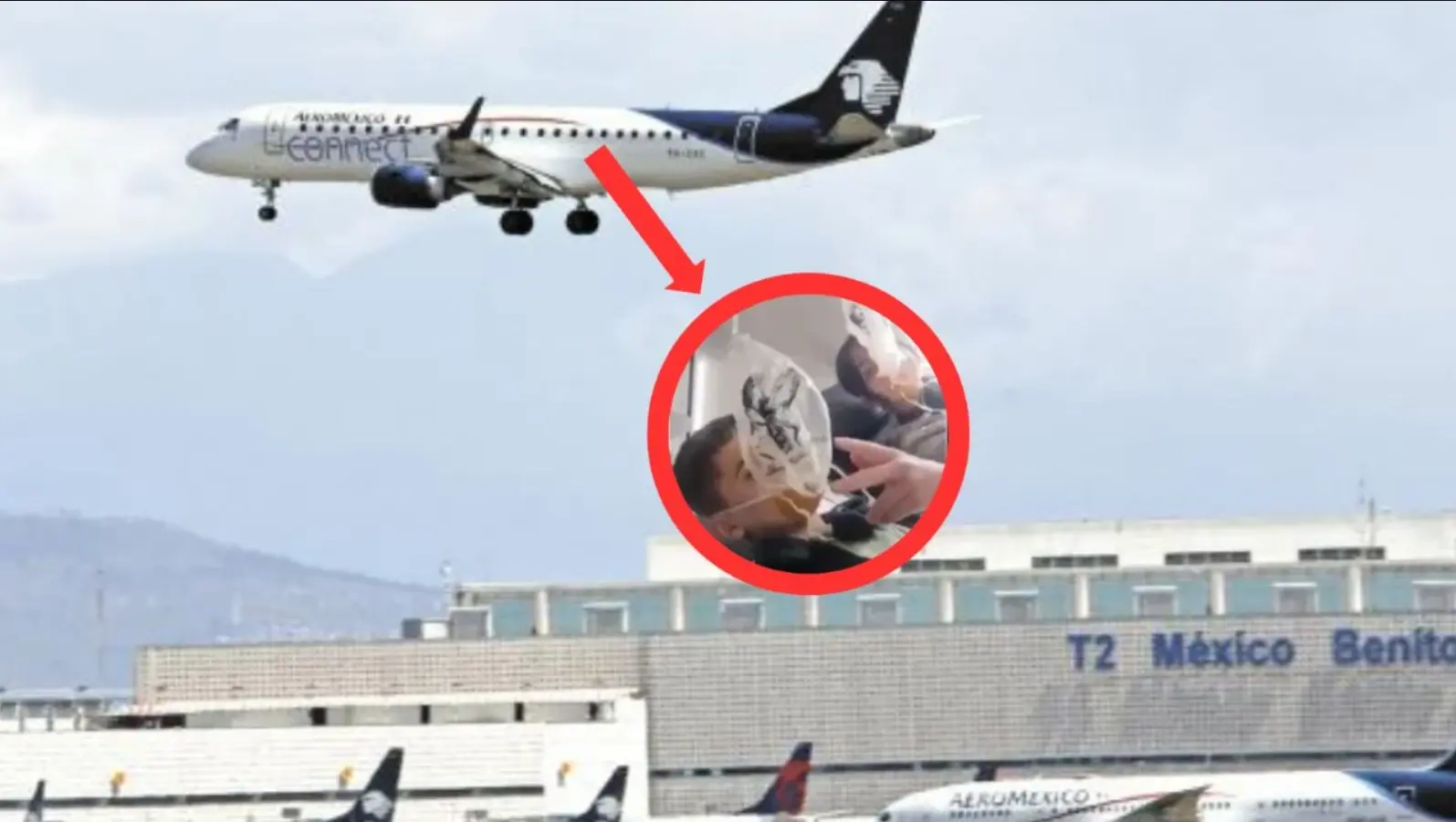 #Video: Falla en cabina obliga a regresar vuelo de Aeroméxico