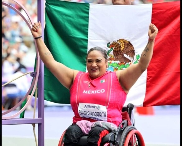 #Video | Gloria Zarza conquista la medalla de oro en lanzamiento de bala F54 en los Juegos Paralímpicos de París 2024