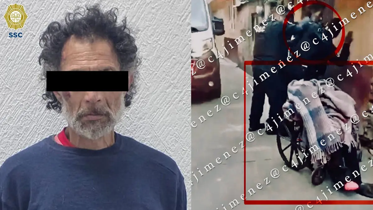 #Video: Hombre es detenido por trasladar a su madre sin vida en silla de ruedas; presuntamente la había asesinado a golpes