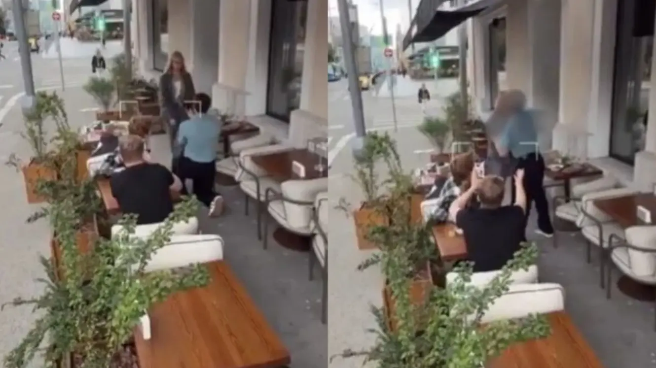 #Video: Hombre golpea a su pareja tras decir no en su propuesta de matrimonio en Perú