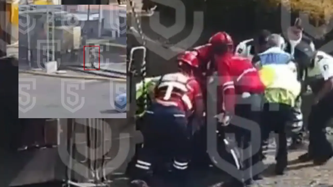 #Video: Hombre que se encontraba distraído es golpeado por un tren