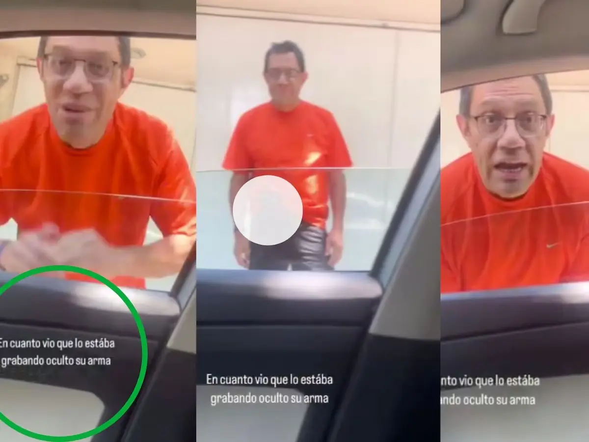 #Video: Joven es amenazado con una arma de fuego tras estacionarse afuera de un domicilio