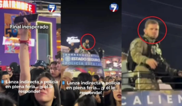 #Video: Joven le lanza coqueteo a un guardia en Aguascalientes
