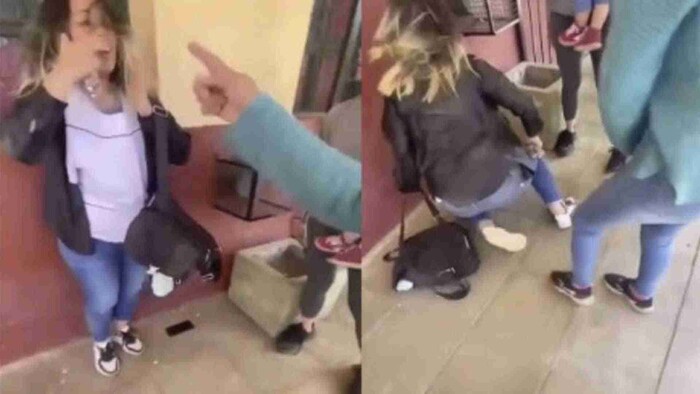 Video: Mamás golpean a maestra por presunto maltrato a alumnos