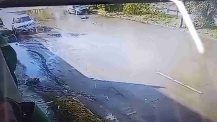 Video: Patrulla atropella a ciclista de 70 años en Puebla