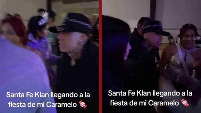 Video: Santa Fe Klan sorprende a quinceañera en su fiesta