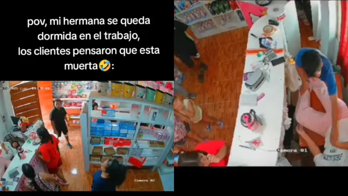 #Video: Se queda dormida mientras trabajaba haciendo creer a sus clientes que estaba muerta