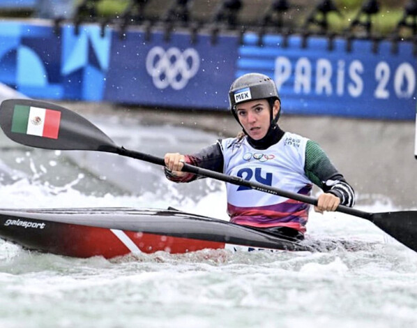 #Video | Sofía Reinoso avanza a Octavos de Final en la prueba kayak cross en París 2024