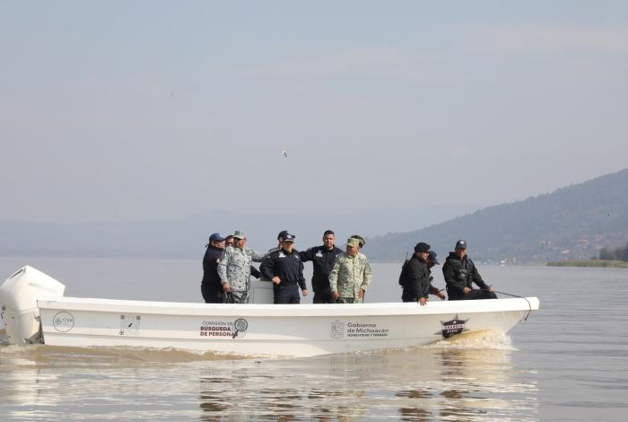 Video | SSP intensifica vigilancia en el lago de Pátzcuaro, para evitar la extracción ilegal de agua