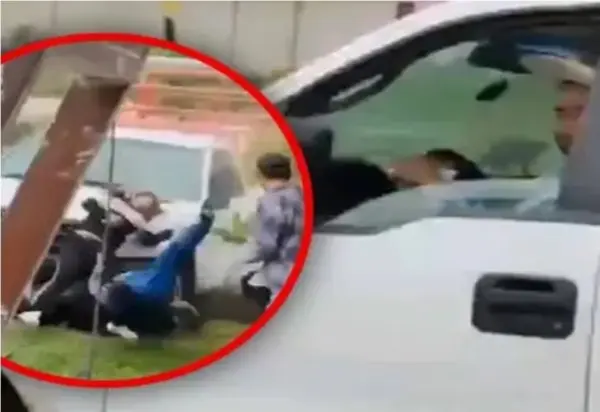 #VIDEO: Sujeto atropella a madre e hija tras pelear por unos terrenos 