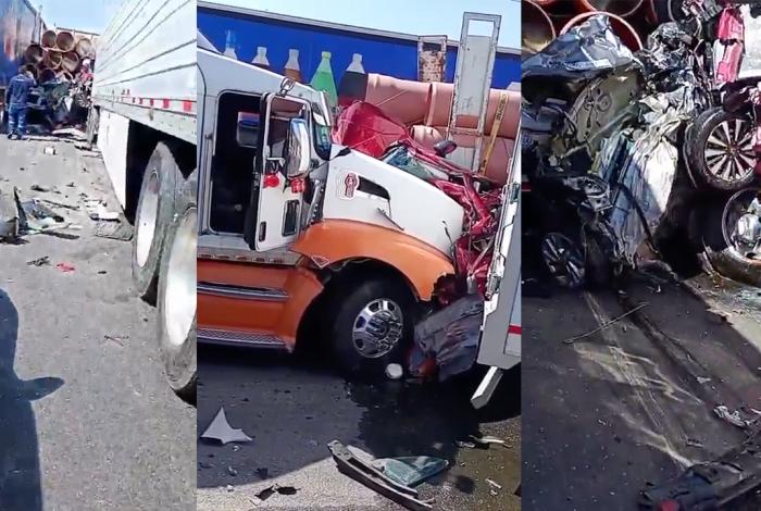 #VIDEO 🚨 #ULTIMAHORA | Fatal carambola en Autopista  😱