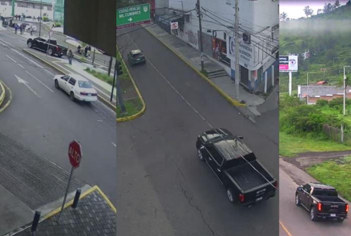 VIDEOS | Así grabaron el transcurso de la camioneta robada, propiedad de Giulianna Bugarini