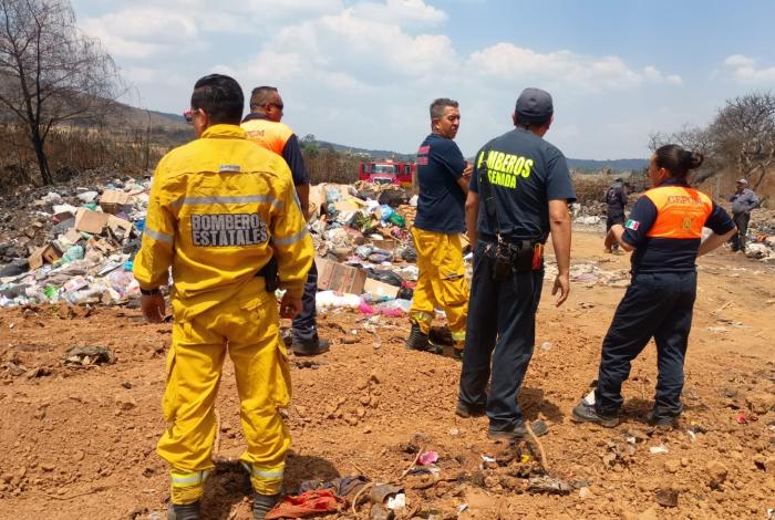 #Videos | Ayuntamiento de Morelos actúa con prontitud ante nuevo incendio en basurero municipal y se logra erradicar el fuego