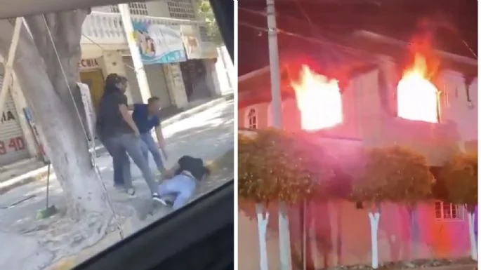 #Videos: Incendian casa y coche de familia que golpeo a vendedor ambulante de 22 años