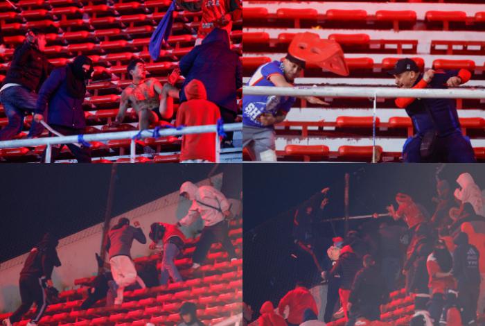 Videos | Más de 100 hinchas chilenos detenidos por agresiones brutales en partido de la Copa Sudamericana