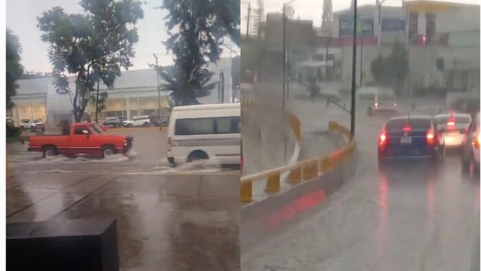 #Videos | Por segundo día consecutivo tromba con granizo azota Morelia: se activan protocolos de seguridad