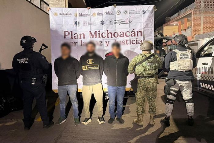 Vinculan a detenidos con balacera en contra de la alcaldía de Jiquilpan el 22 de febrero