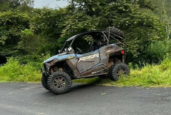 Volcadura de vehículo RZR deja un muerto en la Morelia-Mil Cumbres, a la altura de Charo