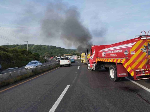 Vuelca torton y se muere el chofer en Tarímbaro