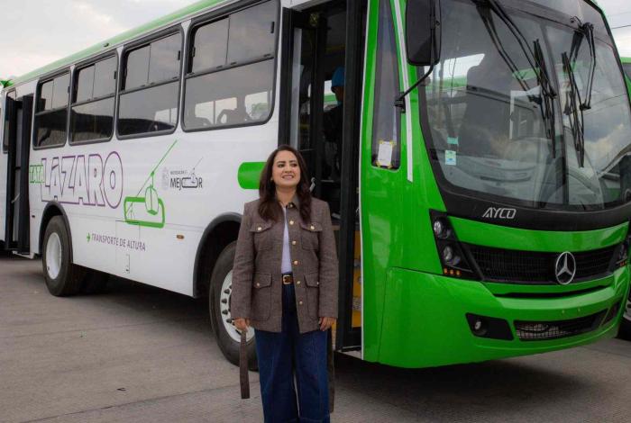 ¡Ya casi están listos los nuevos autobuses de Uruapan!: Gladyz Butanda