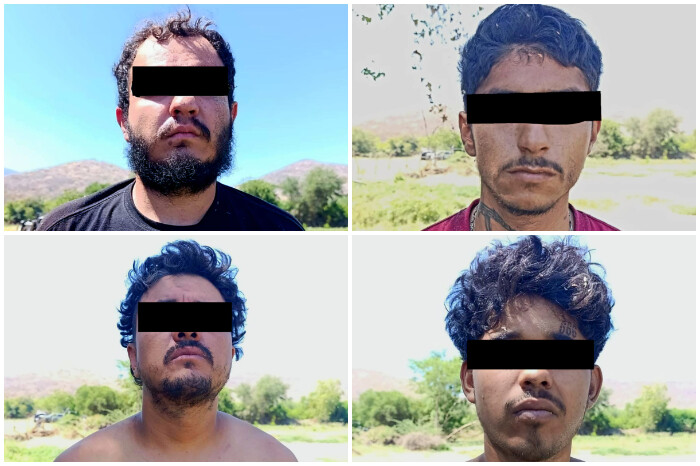 Ya están identificados los 4 detenidos en Apatzingán tras enfrentamiento con policías