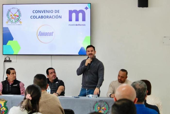 Yankel Benítez destaca convenio entre Sindicato de Limpia y Fonacot