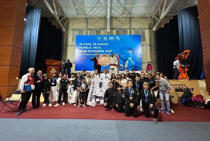 Yushikan América, campeón de la 35° Copa de Karate Morelia 2025