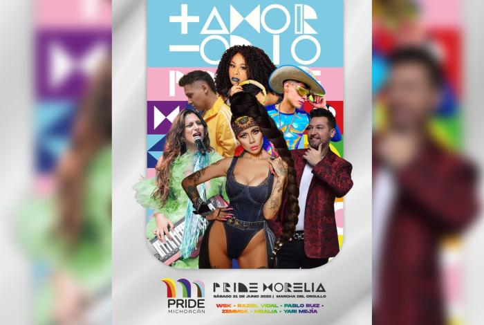 Zemmoa, Yari Mejía y Pablo Ruiz, artistas para el cierre del Pride Morelia